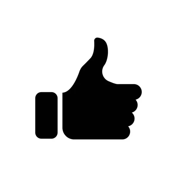 Thumb Icon Logo Vector Design Illustration — Stock Vector
