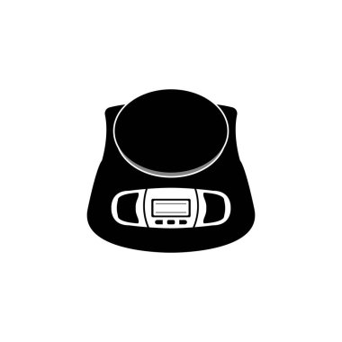 vektör simgesi illüstrasyon şablonu tasarımı tartılıyor