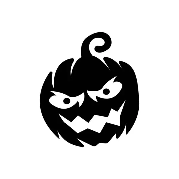 Halloween Ikon Logotyp Vektor Design Mall — Stock vektor