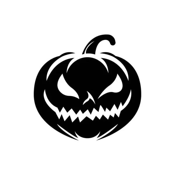 Halloween Icon Logo Șablon Design Vectorial — Vector de stoc