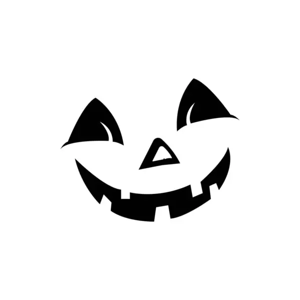 Halloween Icon Logo Șablon Design Vectorial — Vector de stoc