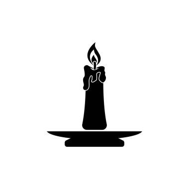 Mum simgesi vektör illüstrasyon şablonu tasarımı