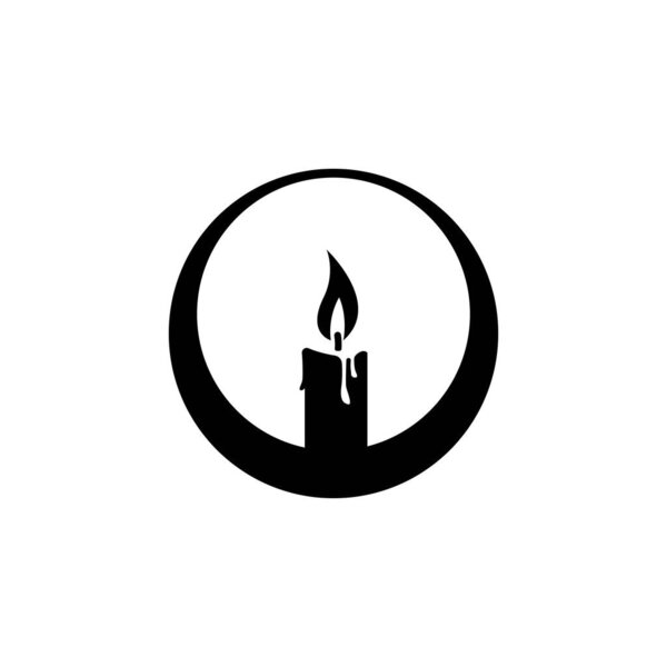 candle icon vector illustration template design