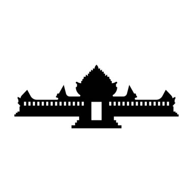 pagoda temple icon logo vector design template