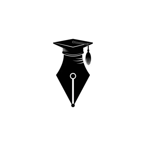 kalem aracı logo vektör tasarım şablonu