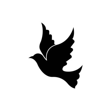 Dove Logo Şablonu vektör çizimi tasarımı