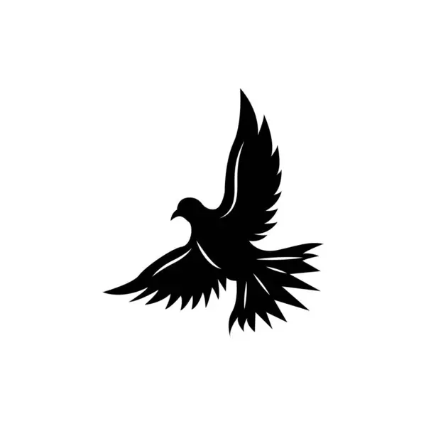 Dove Logo Şablonu vektör çizimi tasarımı