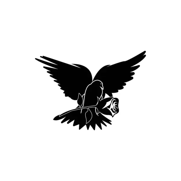 Dove Logo Şablonu vektör çizimi tasarımı
