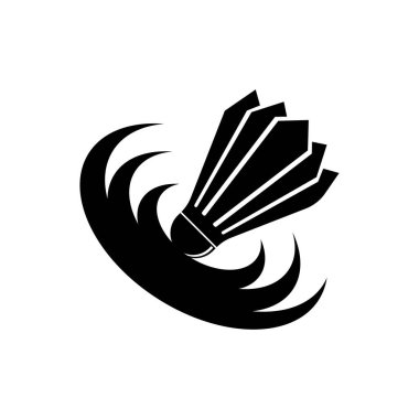 Mekik siki ve raket simgesi, logo illüstrasyon tasarımı