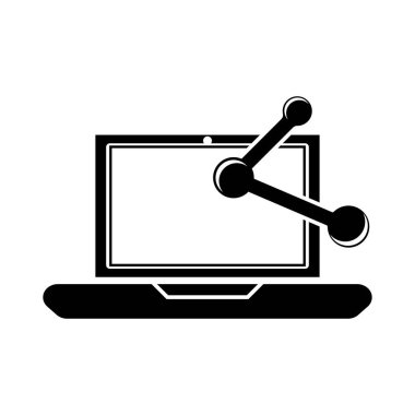 Simge vektör illüstrasyon tasarımı paylaş