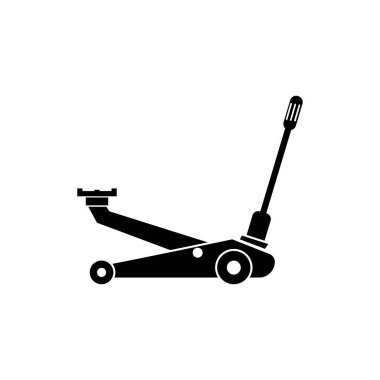 Hidrolik kriko simgesi vektör çizim şablonu.