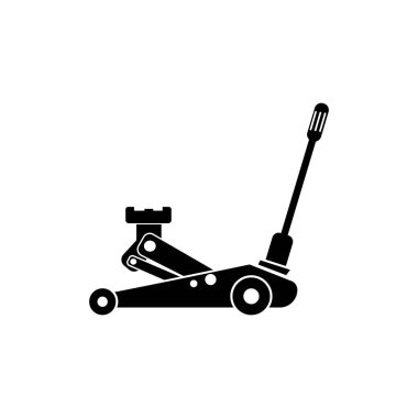 Hidrolik kriko simgesi vektör çizim şablonu.