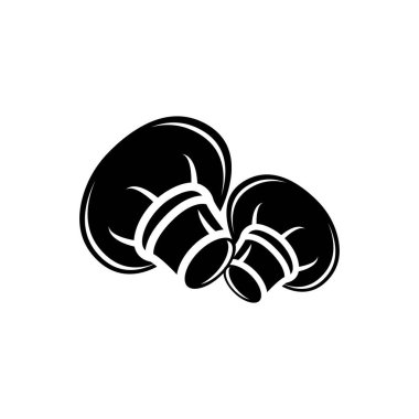 Mantar simgesi illüstrasyon izole vektör işareti simgesi