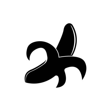 Muz logosu, ikon illüstrasyon vektör tasarımı