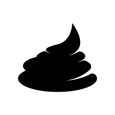 Poop shit vector icon illustration sign for web and design