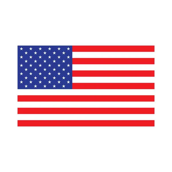 Amerikan bayrak simgesi, vektör illüstrasyon sembolü tasarımı.
