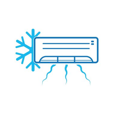 Klima logosu illüstrasyon izole vektör işareti