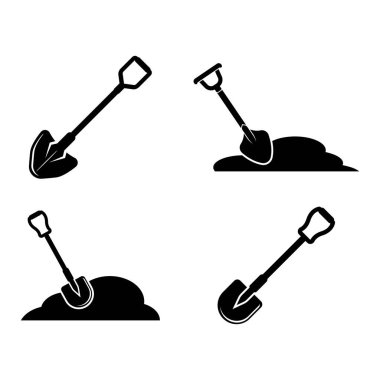 Kürek vektör resimli logo şablonu.