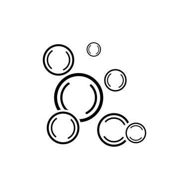 Kabarcık logosu şablon vektör resimleme tasarımı