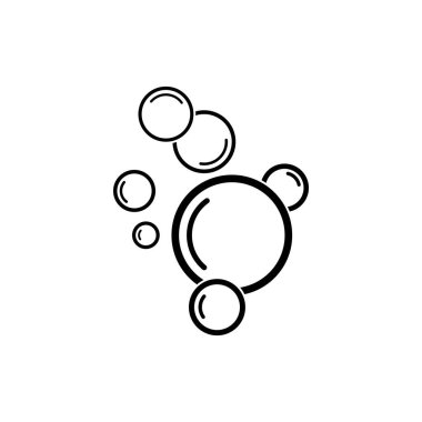 Kabarcık logosu şablon vektör resimleme tasarımı