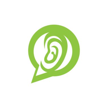 Hearing Logo Template vector icon design clipart