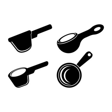 Su Dipper sembolü simgesi, logo vektör illüstrasyon tasarım şablonu