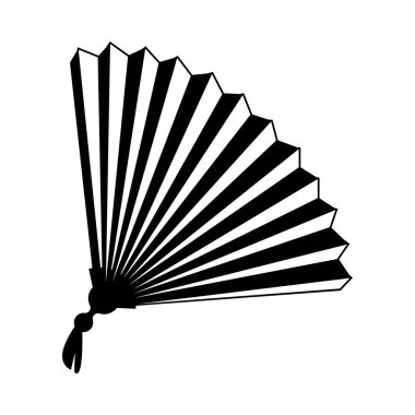 El bilgisayarı fan simgesi logo vektör tasarım şablonu