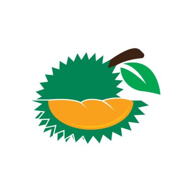 Durian logo simgesi, vektör illüstrasyon tasarımı