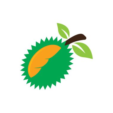 Durian logo simgesi, vektör illüstrasyon tasarımı