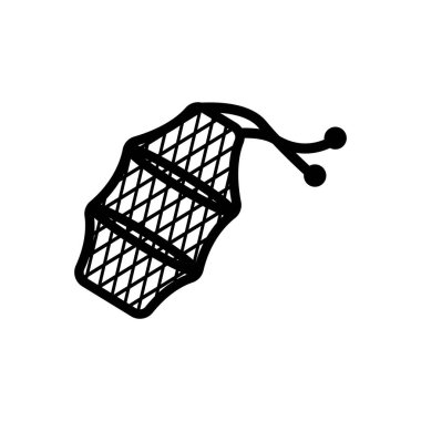 balıkçı ağı simgesi vektör illüstrasyon şablonu tasarımı