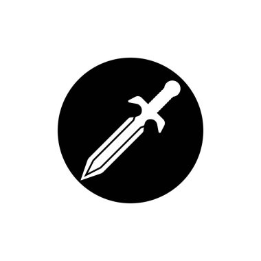 Kılıç logosu şablon vektör resimleme dizaynı seti