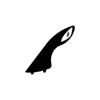 Araba Dikiz Aynası Simgesi. Vektör Sanatı İllüstrasyonu.