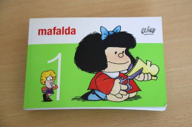 Arjantinli çizer Quino 'nun Mafalda karakterinin çizgi romanı..