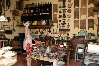 Nono, Crdoba, Arjantin 'deki Rocsen Çok Yüzlü Müzesi' nin iç odası..