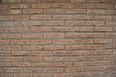 Üniforma desenli eklemli korunmasız tuğla duvar