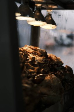 Lezzetli yiyeceklerin yakın görüntüsü