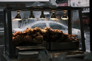 Lezzetli yiyeceklerin yakın görüntüsü