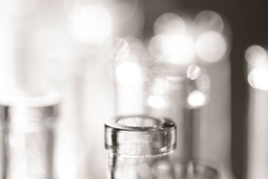 Bokeh ışıklarının soyut bulanık arkaplanı