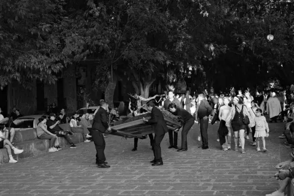 Morelia 'daki kutsal mezarlık alayı.