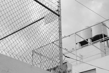 Morelia, Meksika 'daki sanayi binası.