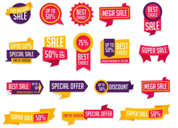 Satış Etiketi Elemanı, İndirim Sancakları Koleksiyonu, İndirim Sancakları