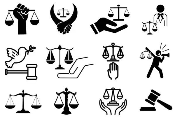 Sosyal adalet hukukun ve adaletin sembolü. Hukuk ve adalet kavramı