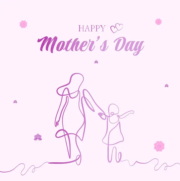 Anneler Günü Sanat Çizgisi Şablon Sosyal Medya Instagram Posta Resimleri Tasarımı