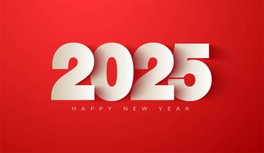 2025 mutlu yeni yıl arkaplan çizimi. 2025 Kutlama Tasarımı