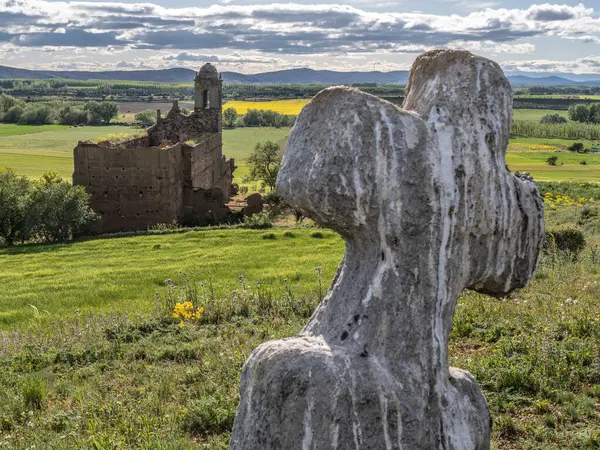 stock image The convent of Nuestra Seora del Valle is an old convent located in the town of San Roman del Valle, province of Zamora, Spain.