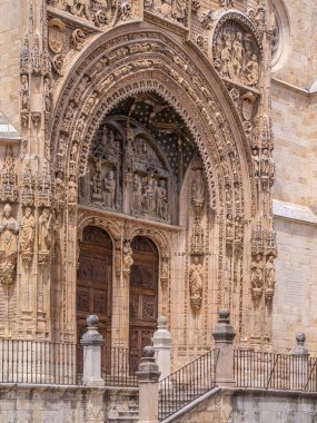 Burgos 'un Aranda de Duero şehrinde Santa Maria la Real Kilisesi