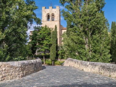 Aranda 'daki Yahudi mahallesi, Burgos ilindeki turizm beldesi (İspanya))