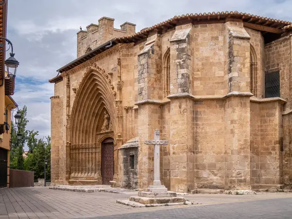 stock image Church of San Juan de Aranda de Duero in the province of Burgos