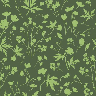 Bu desen, çayır bitkisinin basitliğini ve güzelliğini tasarımlarınıza katarak hem modern hem de kırsal temalar için çok yönlü bir seçim olmasını sağlar. Tek renkli, iki renkli, atılmış, çiçekli vektör deseni