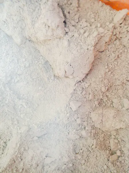 İnşaat için beyaz çimento. Beyaz çimento arkaplanı.